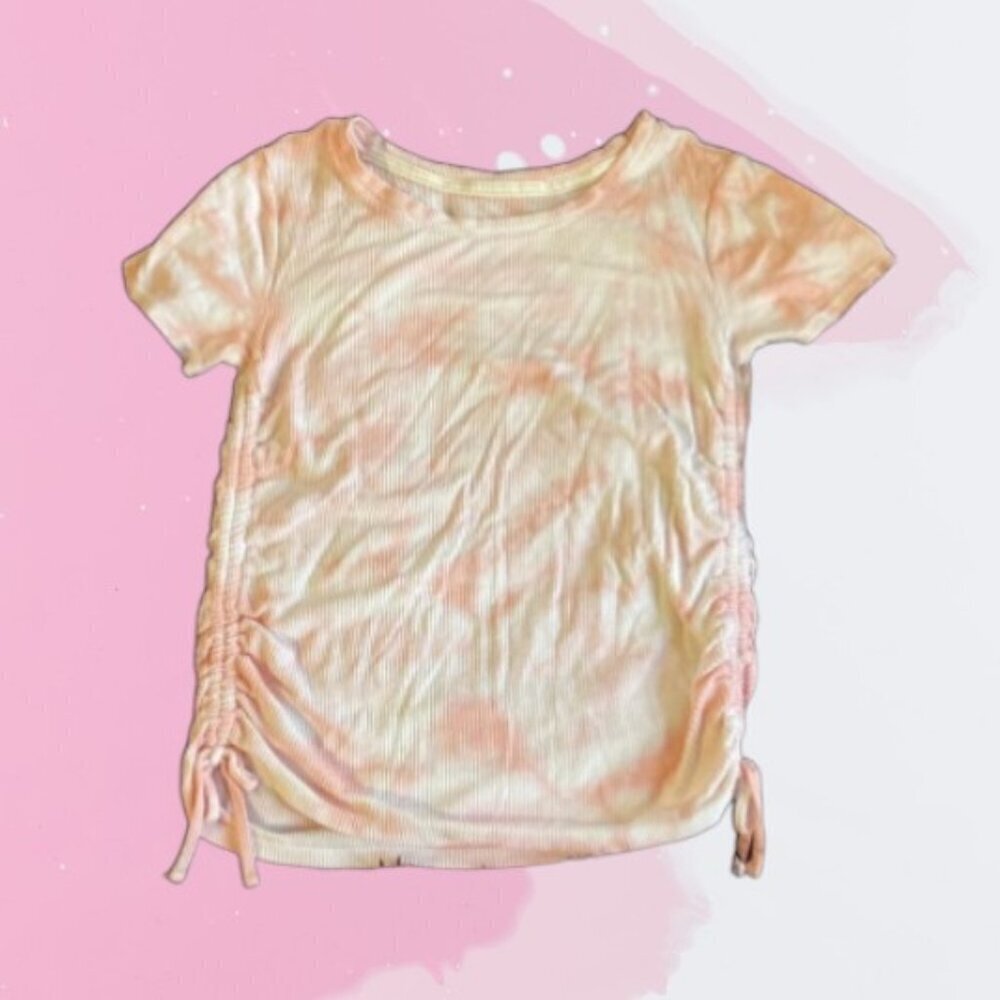 Justice Tie Dye Short Sleeve Top